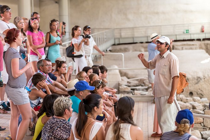 2-Day Santorini Bus Tour with Volcanic Cruise - Perissa black sand beach, your lunch and reset window