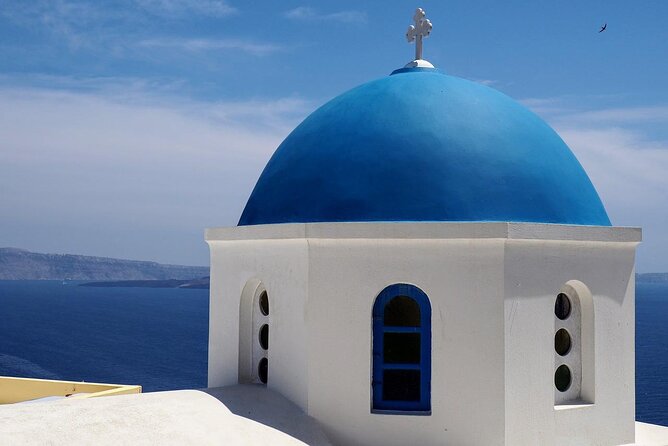 3 Hours Private Santorini Tour - Stop 1: Firostefani, volcano views and Skaros in one frame