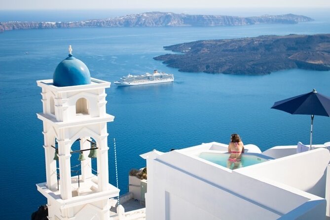 4-Hour Private Custom Santorini Tour - Stop 3, Firostefani and the Three Bells photo target