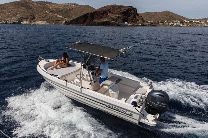 5 Hours Boat Rental in Santorini - Starting at Vlichada: Easy to Launch, Easy to Adjust