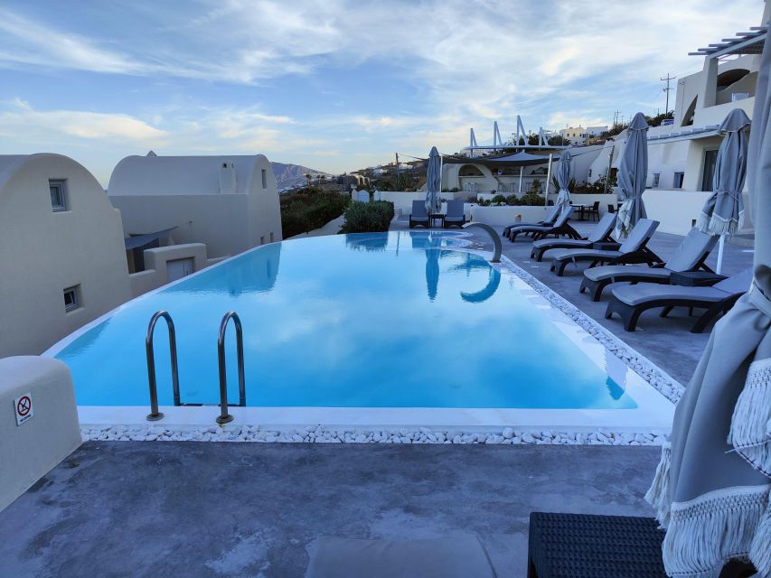 Akrotiri: Departure Day Spa Package Wine/Fruits/Pool Access - Outdoor pool day access: sunbeds, towels, and a real place to reset