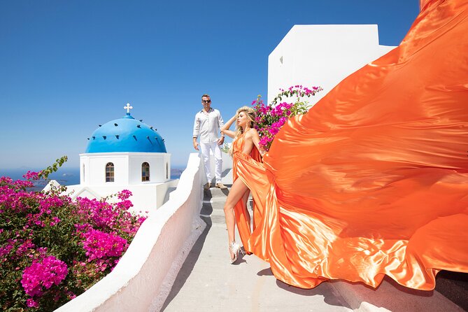 Amazing Flying Dress Photoshoot in Santorini - Price and value: is $240.32 for 30 minutes worth it?