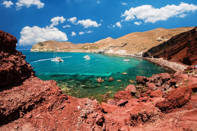 Archaeological Bus Tour To Akrotiri Excavations & Red Beach - Prophet Elias viewpoint, the quick caldera moment you actually need