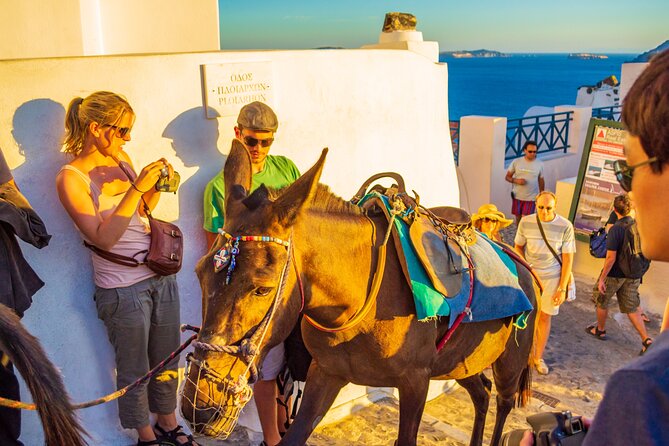 Best of Santorini Full Day Private Trip From Mykonos - Mykonos pickup, ferry tickets, and getting to Santorini in one piece