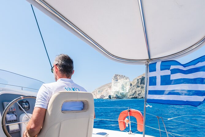 Best of Santorini Private Half-Day Catamaran Cruise with transfer and meal - Fira and the old port area: a quick cliff-town taste without the crowds
