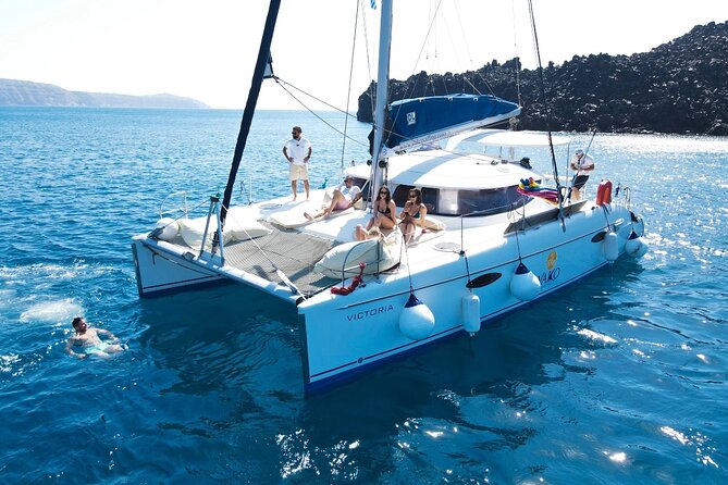 Best of Santorini Private Half-Day Catamaran Cruise with transfer and meal - Pricing and value: what $1,448.19 per group really means