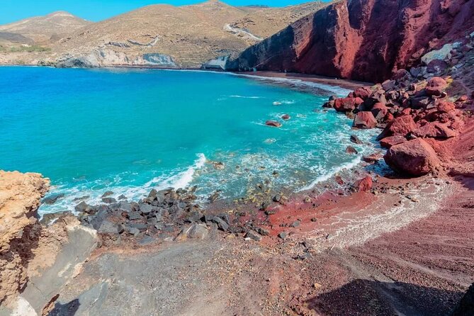 Best Of Santorini Private Tailor Made Tour - Perivolos and Red Beach: black sand and volcanic drama