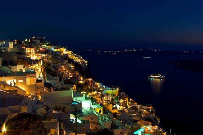 Blue Dome and Oia Sunset Small Group Transfer - Stop 1, Three Bells of Fira and the Blue Dome in Firostefani