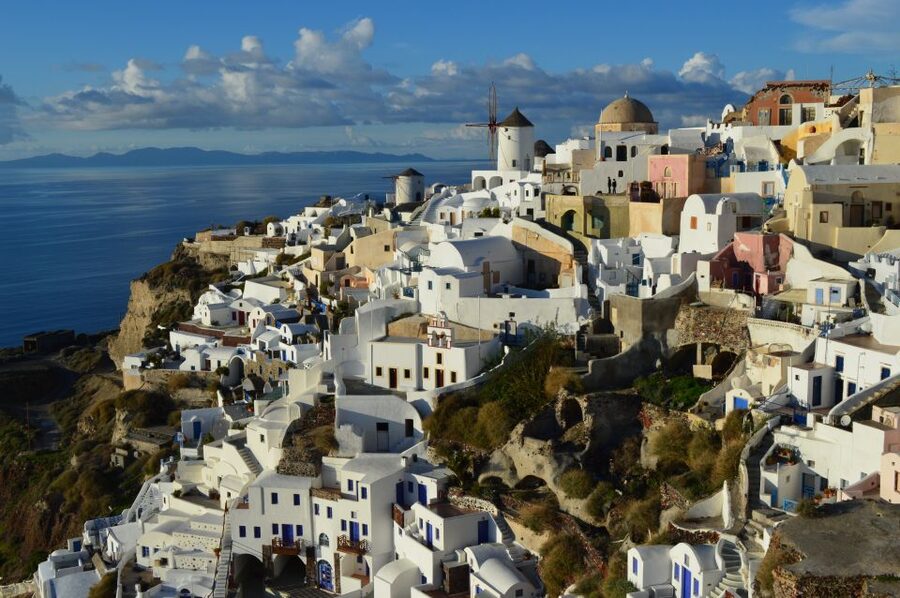 Cruise Traveller's Shore Excursion - Winery Stop at the Way to Oia, Including Visanto If You Want It