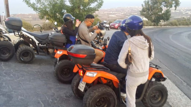 Discover Santorini on Quadbike Available with pick up! - Automatic 2-seater ATVs, what makes driving feel manageable