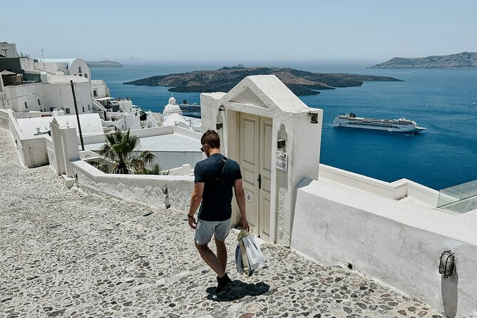 Discovering Santorini : A 3-Hour Private Highlights Tour - Stop 2, Fira in 30 minutes: Three Bells and classic streets