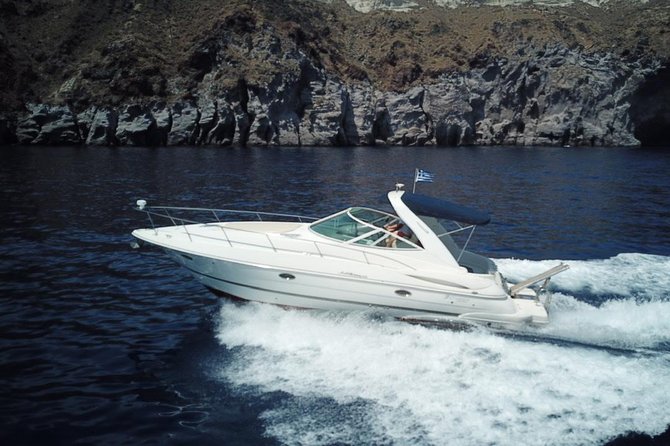 Explore Santorini’s volcano with Alex Private Boat Rental - Palea Kameni Lava Island: Where You See Volcanic Formations Up Close
