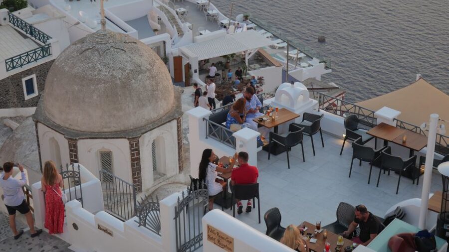 Fira: Walking Tour with Cable Car Ride - Donkey roads, the old local routes you get to sample