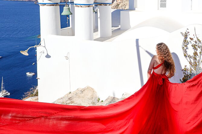 Flying Dress Photoshoot Experience in Santorini with pick up - Price and Value: Is $335.51 Worth It?
