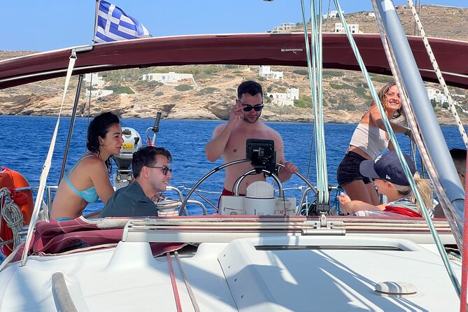 Half day Private Sailing cruise in Santorini island up to 6 pax - Pickup and how the day stays organized