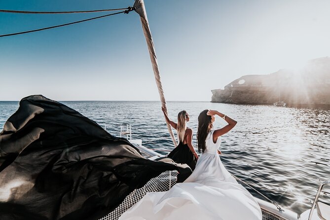 Half-Day Tailor-made Private Catamaran Cruise in Santorini - Key highlights at a glance