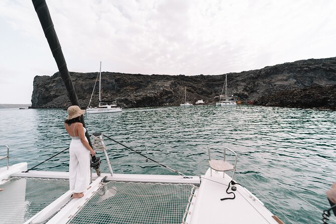 Half-Day Tailor-made Private Catamaran Cruise in Santorini - Best day to book, and how weather can affect your plan