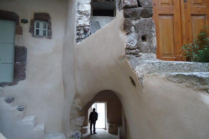 Hidden villages: Private tour 5-Hour - Perivolos beach stop: black volcanic sand and an easy local meal
