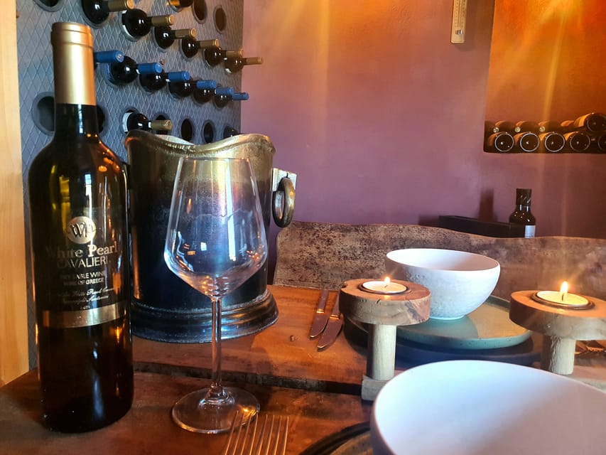 Imerovigli: Premium Wine Tasting with Caldera and Sea Views - Kouloura training and lava ground, what you learn before you sip