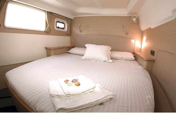 Island Hopping: Santorini Catamaran Charter Cruise with a skipper - Snorkeling gear and the dinghy with motor power