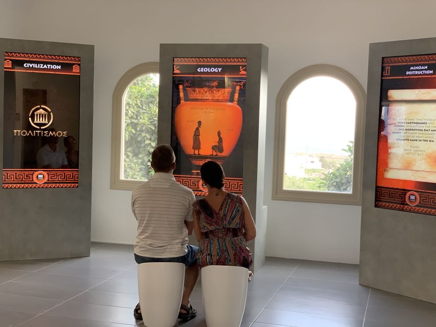 Megalochori: Lost Atlantis 9D Experience Museum Entry Ticket - The interactive fresco and Plato’s journey