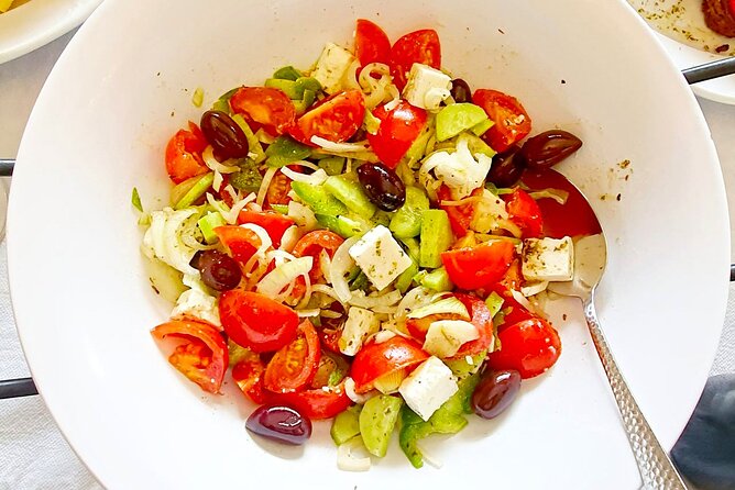 Miss Anna Santorini Cooking Class - The Greek Welcome: Wine, Appetizers, and the Wait-For-Dinner Feeling