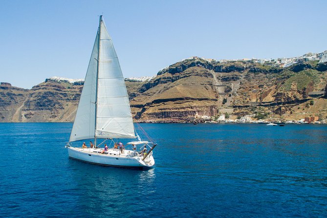 Morning Caldera Sailing Cruise - Red Beach Swim Stop: When Wind Changes the Plan