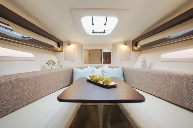 Motor Yacht (2020)Luxury Private Cruise Around Santorini - Nea Kameni hot springs: what to expect from the volcanic water stop