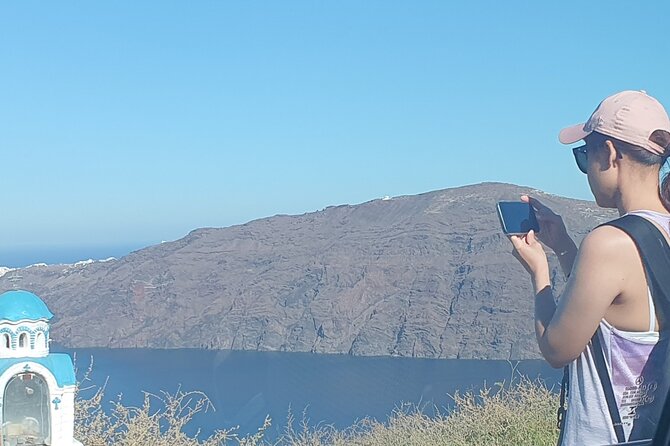 My Ultimate Half-Day Private Santorini Road Trip - Stop 1: Profitis Ilias for the island’s highest panorama