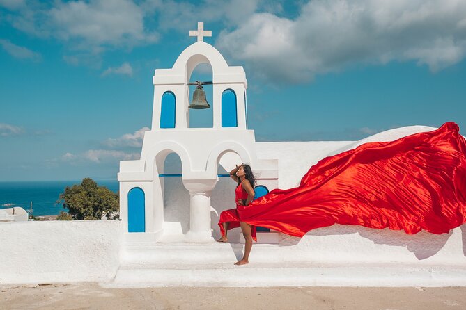 Oia Flying Dress Photoshoot Santorini - Who Should Book This Photoshoot (And Who Might Skip It)