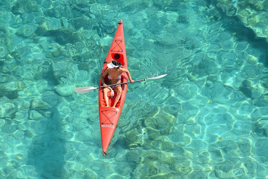 Perissa: Santorini Jet Skiing, Tubing, and Kayaking Package - Waves tubing for 10 minutes: fast fun, quick rules, big laughs