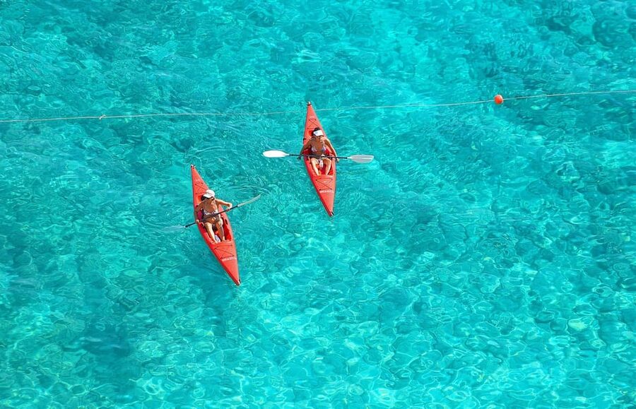 Perissa: Santorini Jet Skiing, Tubing, and Kayaking Package - Finding Rxtreme Watersports by the PERIVOLOS bus stop