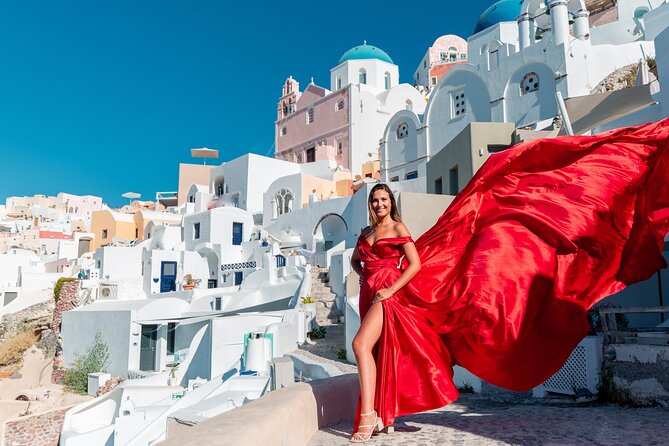 Photoshoot in Flying Dresses in Santorini - Price and Value: Is $287.58 Worth It?