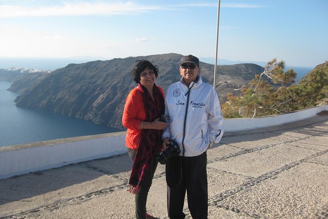 Private 8h tour on Santorini - First stop Prophetis Ilias: the island from 567 meters up