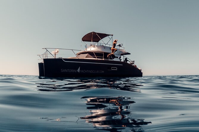 Private Caldera Cruise with Power Catamaran ENJOY incl. Meal & Drinks - Getting to the Boat: Oia Pickup and Easy Return to Fira