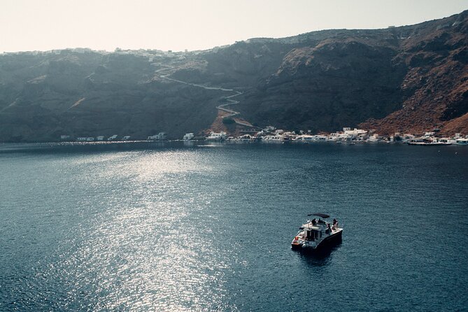 Private Caldera Cruise with Power Catamaran ENJOY incl. Meal & Drinks - Food and Drinks Onboard: The Part That Actually Makes It Worth $452.55