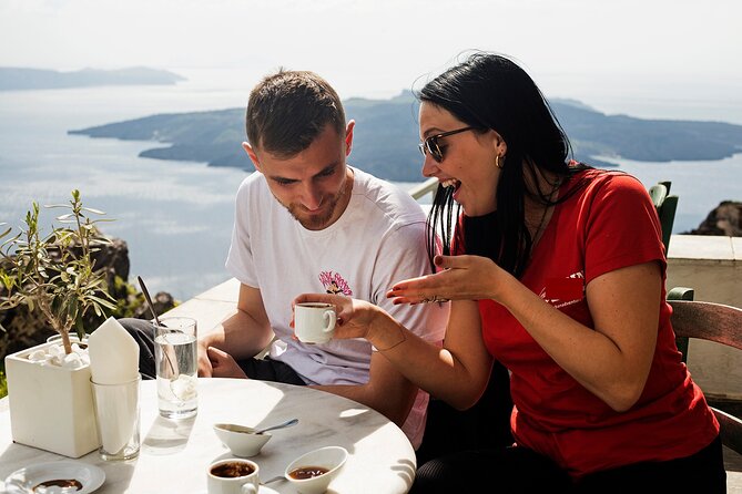 Private Captivating Santorini Highlights Tour inc. tastings - Pyrgos: Pastel Lanes, Medieval Castle Views, and Mezedes with Microbrewery Beer