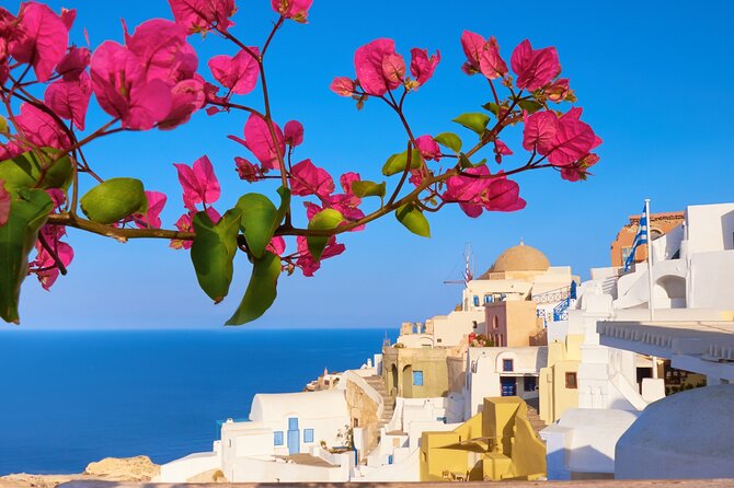 Private Half day - Best of Santorini and Wine Tasting tour - Perissa Black Sand Beach for a breather