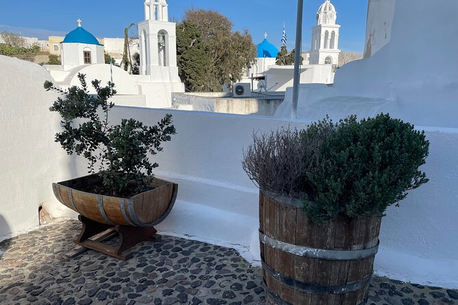 Private Santorini Daytime Wine Tour - Pickup, timing, and comfort on steep Santorini streets
