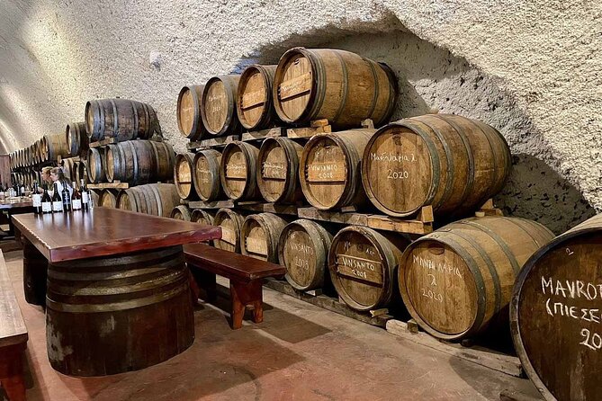 Private Santorini Wine Tour with 12 Wine Tastings and Dinner - A Santorini wine tour that actually explains the island