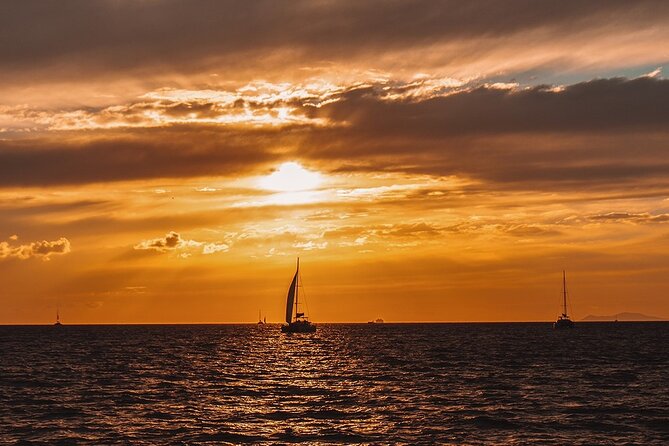 Private Sunset Cruise with Full Greek Dinner - The Sailing Route: Red Beach, White Beach, and the Venetian Lighthouse Tip