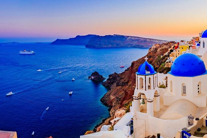 Private Tour Santorini best Attractions - Firostefani’s Blue-Dome Stop for Photos Without the Long Wait