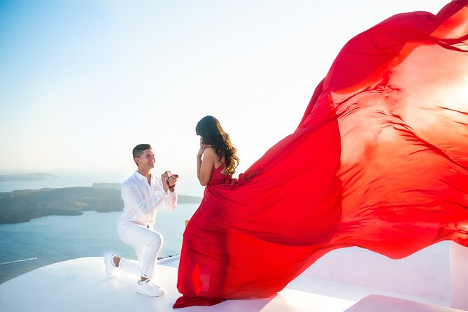 Professional Flying Dress Photoshoot In Santorini - Price and value: is $343.63 fair for Santorini photos