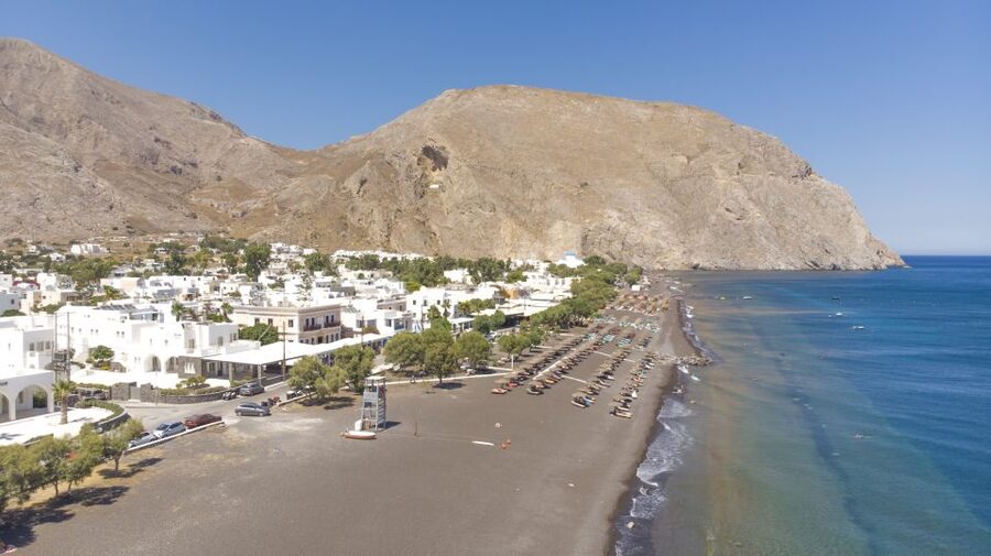 Santorini 2-Day Combo: Volcano Boat Cruise & Island Bus Tour - Day 2 Island bus tour: Akrotiri, Emborio, Perissa, and Profitis Ilias