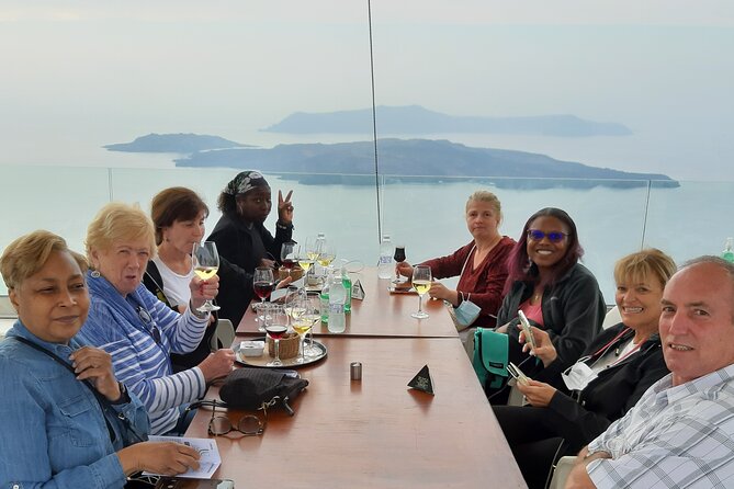 Santorini 3 and half Hour Wine Tour Day/Sunset - Stop 1 at Art Space: Traditional Canava Tasting in 45 Minutes