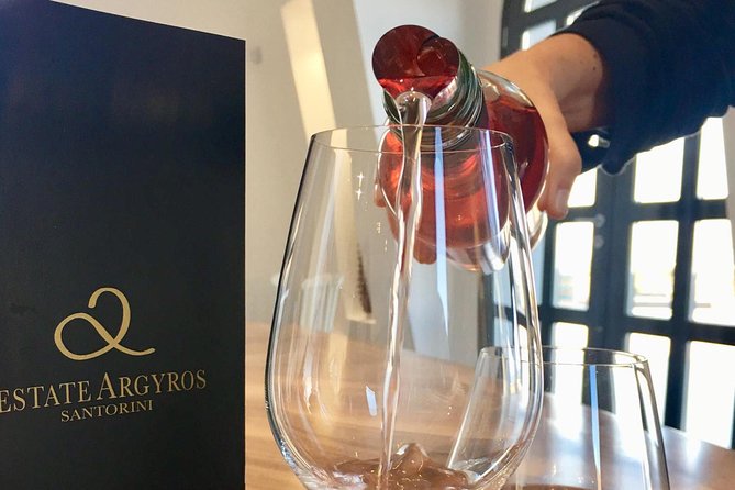 Santorini 3-Winery Tour with 12 Wine Tastings and Oia Sunset - Stop 1, Estate Argyros: a smooth start with award-winning Santorini wines