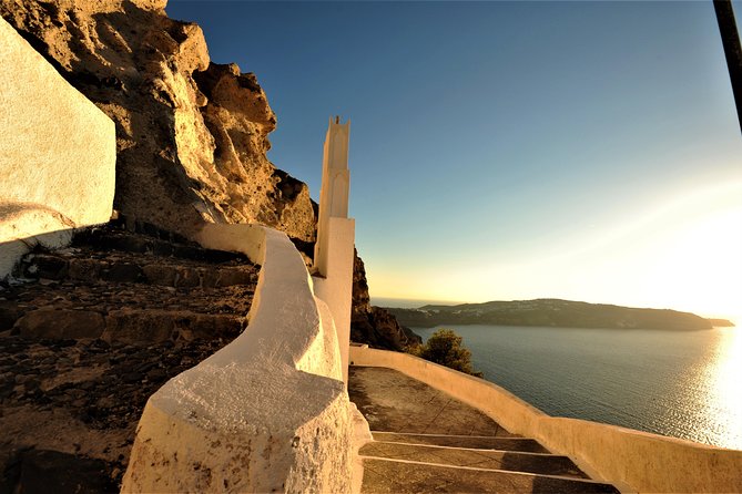 Santorini 3-Winery Tour with 12 Wine Tastings and Oia Sunset - Stop 3, Megalochori and a traditional family cellar vibe