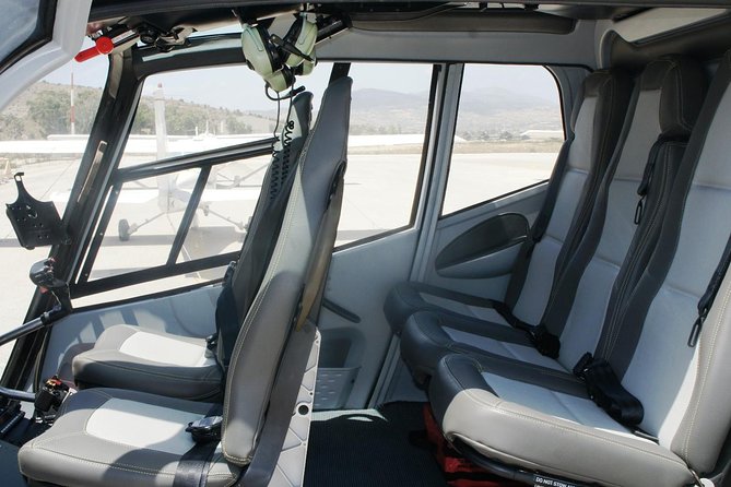Santorini 30min Helicopter Tour - How it feels in a small private cabin