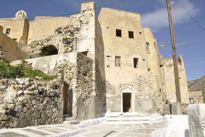 Santorini: 4hr Private Countryside Hidden Paths Tour - Stop 2: Emporio Castelli for local life and that slightly magical castle vibe