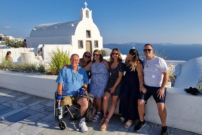 Santorini: 4hr Wheelchair Private Accessible Tour - Stop 2: Kamari Beach, black sand and a real change of scenery